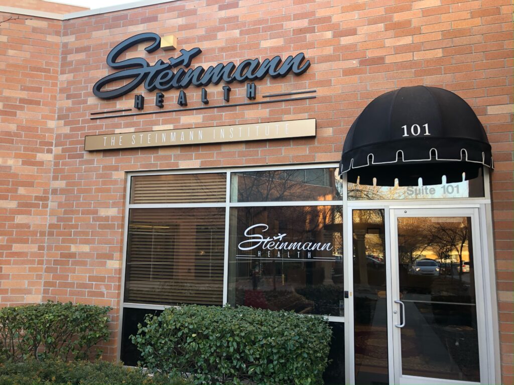 The entrance to The Steinmann Institute in Salt Lake City, Utah.